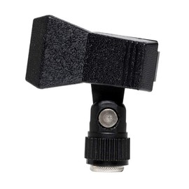 Stagg 16132 Microphone Clamp (13-28 mm Diameter, MH-1AH, Thread Adapter) Black