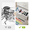 120 Pcs Ataduras de Cables Reutilizables con 10 Pcs Cierre