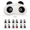 Paquete de 12 máscaras para dormir Panda con ojos vendados