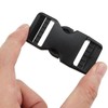 ZOENHOU 50 Set 1 Inch Black Plastic Strap Buckles, 50