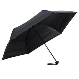 Pearl Metal Folding Umbrella, Men's Umbrella, For Both Rain and Shine, 6 Ribs, 21.7 inches (55 cm), Black FOLDING UMBRELLA N-7289