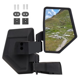 AUPOWER Side Mirrors for Polaris Ranger 1000 XP Accessories 2018-2025, Door Mounted Side View Mirrors for Polaris Ranger XP 1000/ Ranger 1000 Crew Mid-Size 570 SP Pro XD Full-Size(2PCS, 2889241)