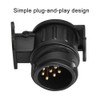 Trailer Plug Converter, 12 V 13 Pin to 7 Pin