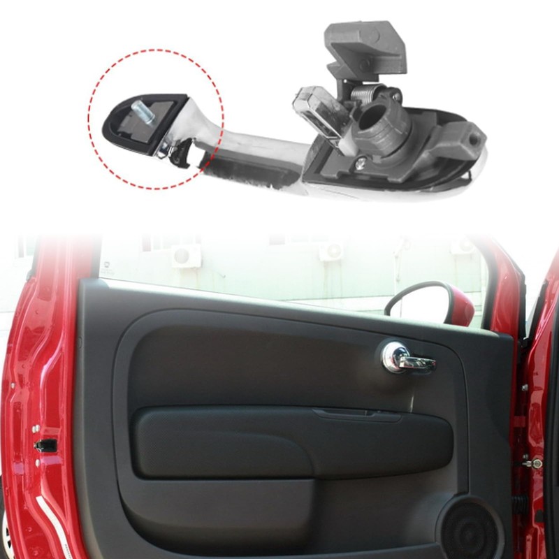 IUSOT for Fiat 500 Door Handle Hinge Repair Kit, Chrome