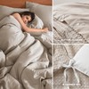 Comfort Spaces Taupe Queen Duvet Cover Set - 3 Pieces