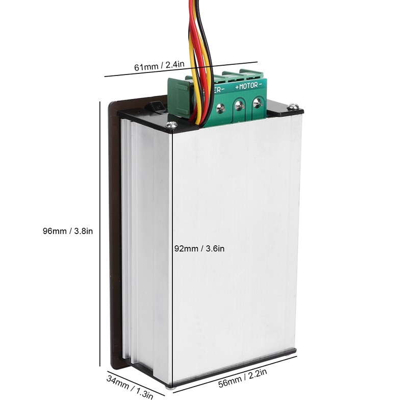 15A DC Motor Speed Governor 6V 12V 24V 36V 48V