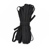 1 Metre Flat Elastic Band | 5mm Wide Black Stretchy