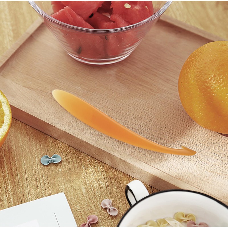 2 Pcs Orange Peelers, Plastic Orange Peeler Tool, Long Handled