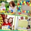 Large 1 Inch Magnetic Blocks for Toddler Toys, Letter Math