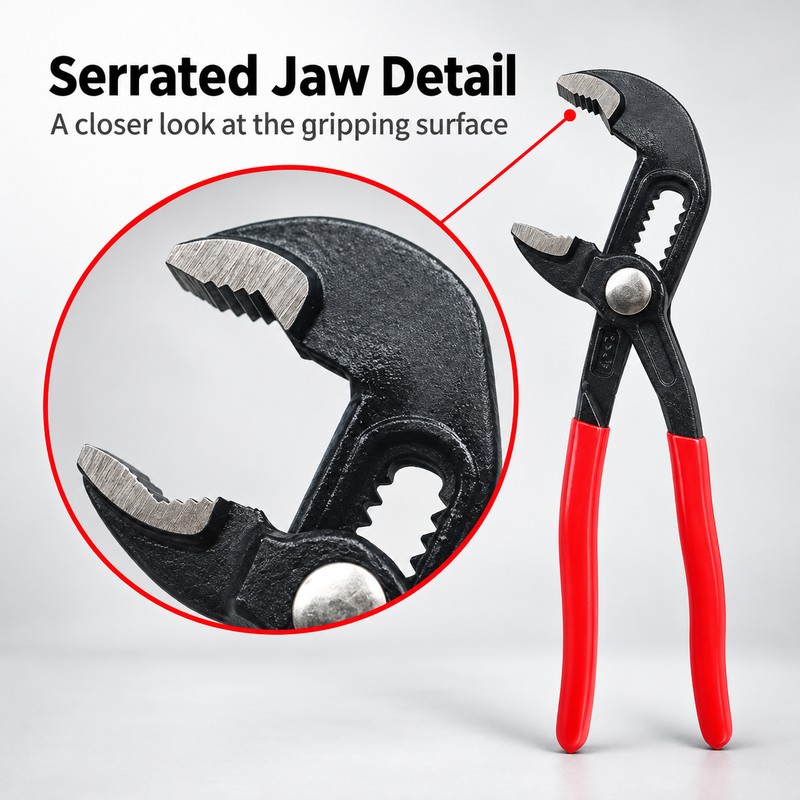 Adjustable Water Pump Pliers for Plumbing Repairs – Chrome Vanadium