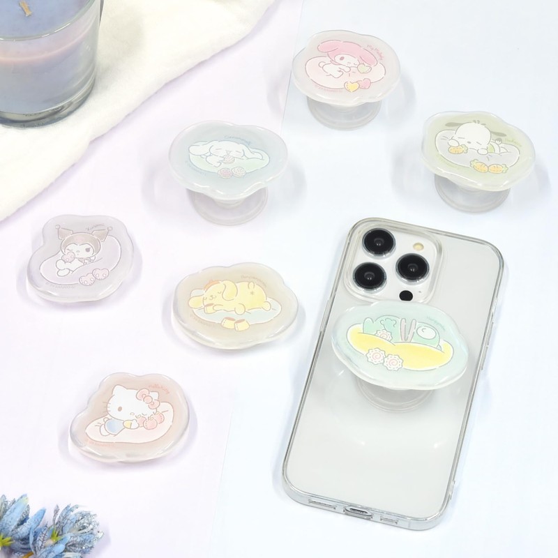 Gourmandies Sanrio Characters Die Cut Clear POCOPOCO Pom Pudding, SANG-397PN