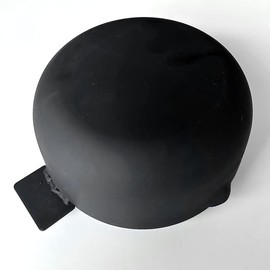 Tsururehanako x Orange Pages Iron Frying Pot with Lid, 7.1 inches (18 cm)