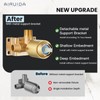 Airuida Single Function Shower Trim Kit Shower Faucet Set Wall