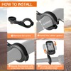 RAVEMEN AOM01 Bike Computer Mount, Out-Front Bike Computer Mount Compatible