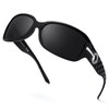 SIPHEW Polarised Sunglasses Womens Trendy Ladies Sunglasses with UV400 Protection