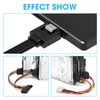 4 Pcs SATA Cables Kit, Comprehensive SATA III Data Power