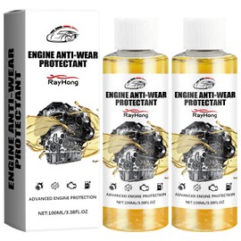Engine Anti-Wear Protectant, Automobile Engine Anti-Wear Protective Agent, High-Efficiency Engine Anti-Wear Agent, Engine Fuel-Saving and Noise-Reducing Protective Agent (2PCS)