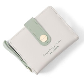 Weryer Women's Bifold Wallet, Compact Wallet, Mini Wallet, Small Wallet, Popular Brand, Cute, Foldable, Easy to Use, Large Capacity, Coin Purse, Gift, green