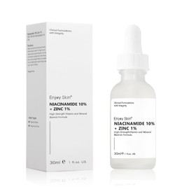 Niacinamide 10% + Zinc 1% Serum mit Zink gegen Pickel, Bekämpft Hautunreinheiten Niacinamide Serum, hochwirksame Gesichtspflege, schnell einziehend, leichte Textur - alle Hauttypen, 30ml