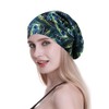 Sleeping Cap,Satin Silk Liner Long Hair Women Braids Soft Bamboo