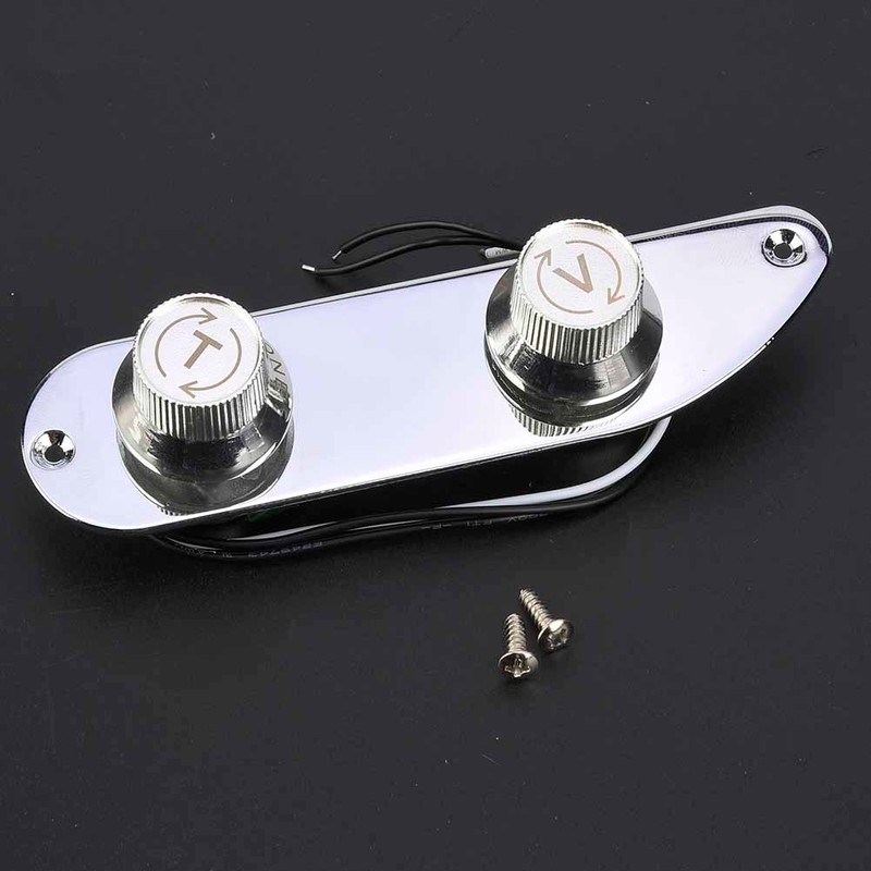 Electric Bass Control Plate with Knobs for Fender 51 P