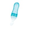 Nuby, Cuchara Papillera de Silicón Squeeze Feeder, Aqua