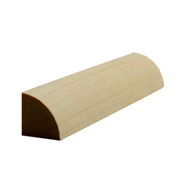 EWBS12 Baseboard Shoe 3/4" x 3/4" Quarter Round. Unfinished, Maple,