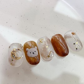 Bear on the Moon - Petit Oval / 달나라 곰 - 쁘띠오벌