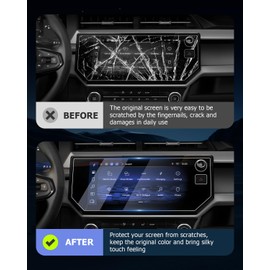 LUWU 2027 Bolt EV Screen Protector for Chevy Bolt 2027 Accessories LT/RS 11.3" Multimedia Touchscreen Screen Protector Nano Plastic Touchscreen 2PCS