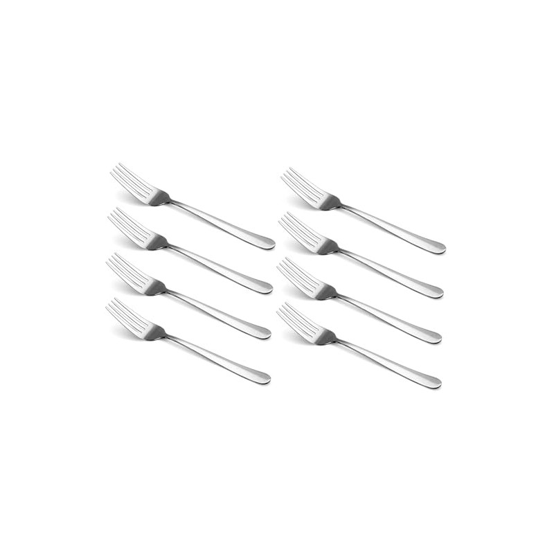 8 Dinner Forks Medium Style