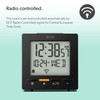 ZEON CE4555-DCF Digital Radio Alarm Clock for Central European Time