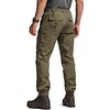 CQR Men's Flex Lightweight Joggers, Elastic Waist Drawstring Casual Pants,