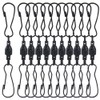 SOFPLATE 1 Box 20Pcs Dual Swivel Clip Wind Spinner Hooks