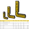 Angle Magnetic Square, Inside/Outside Magnets, Fixed Angle, 90° (30°, 60°),