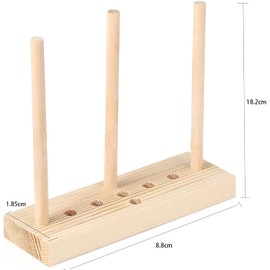 Tiardey Wooden Ribbon Bow Maker for Christmas Bows Holiday Wreaths Crafts Decoration