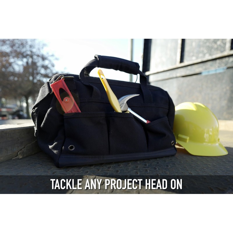 Rothco Renovator Tool Bag – 26 Tool Pocket Canvas DIY