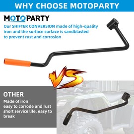 motoparty Shifter Conversion for Honda Rancher 420 ES Gear Shift Lever