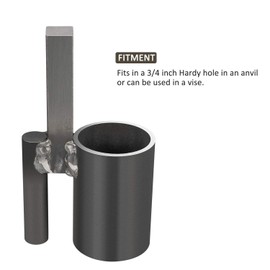 Blacksmith Hardy Anvil Tool 3/4" Hardy Turning Bending Forge Scrolling Twisting Jig