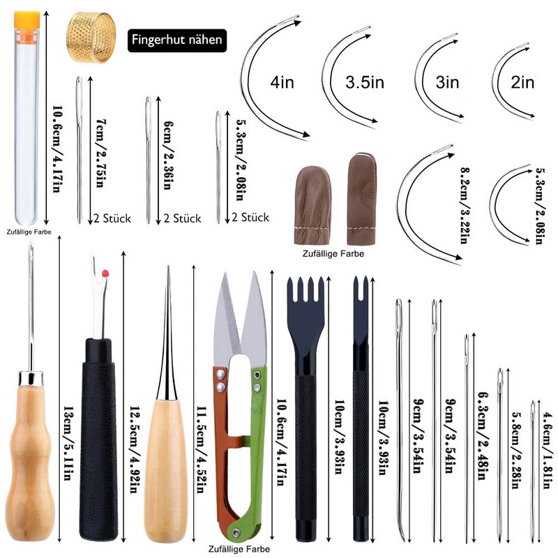41 Piece Leather Sewing Set, Leather Tool Set, Leather Sewing