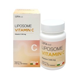 LypoVital Liposomal Vitamin C 750mg 90 Tablets 2ea