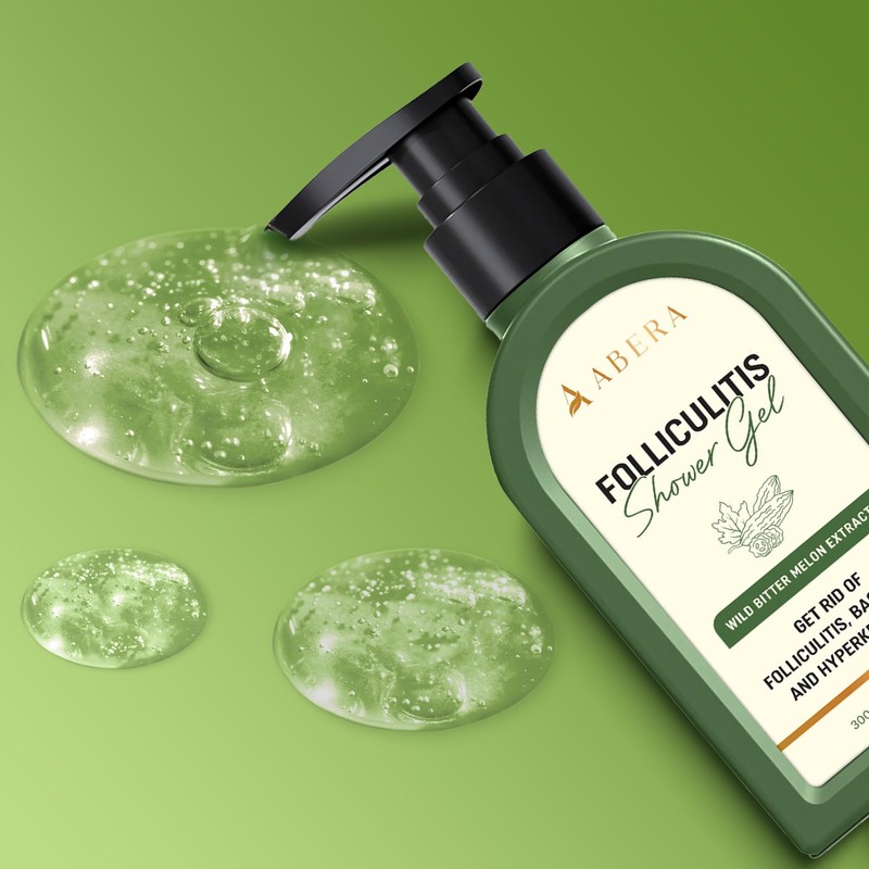 ABERA Folliculitis, BHA Shower Gel, High-Performance Folliculitis Body Wash, Wild