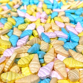 BAKELL® Ice Cream Cone Shaped Sprinkles | Food Grade Edible Sprinkles by Krazy Sprinkles® | (1lb)