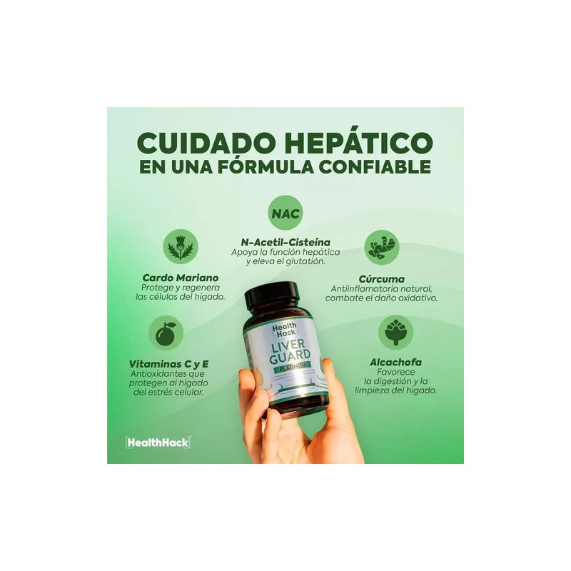 Liver Guard Platinum Cardo Mariano Nac Apoyo Bienestar Hepático Diario