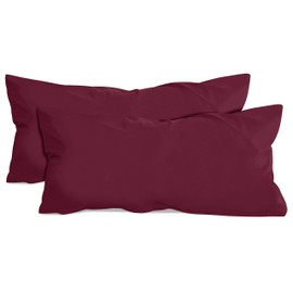 Npluseins 1331.1812 Cotton Pillowcases, Jersey, Various Colours, Pack of 2