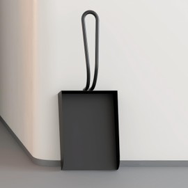 Kingson Black Fireplace Shovel – 25x10cm – Log Burner Accessory – Durable and Stylish Tool for Efficient Hearth Maintenance