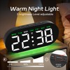 7.8'' Digital Alarm Clock, Necomi Upgrade Digital Clock with Ambient