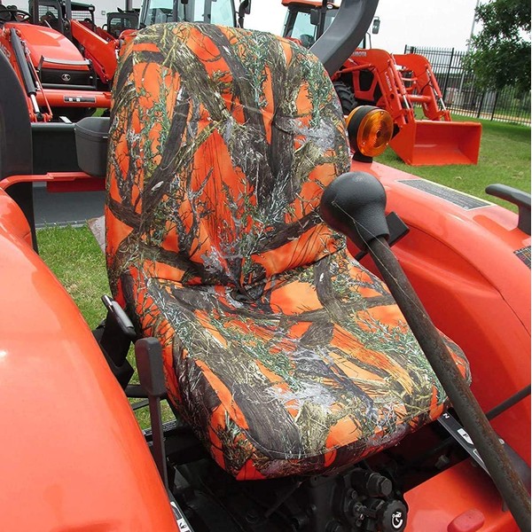 Durafit Seat Covers, Kubota for Tractors L3301,L3901,L4701, KU21 (MC2 Orange Endura)