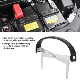 EVGATSAUTO Battery Carrier, Universal Battery Carrier Adjustable Heavy Duty Side Sure Grip Battery Carriers for 7inch(175 mm) wide battery