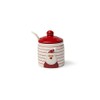 Excelsa Snowman 250ml Ceramic Sugar Bowl with Spoon