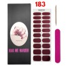 Unbranded 20PCS Semi-Cured Gel Nail Polish Strips with Glossy Gel